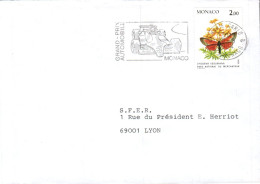 MONACO SEUL SUR LETTRE POUR LA FRANCE 1984 - Lettres & Documents