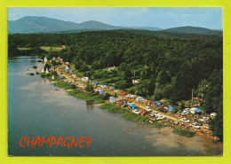 70 CHAMPAGNEY Le Bassin La Plage Camping Tentes Voitures VOIR ZOOM Renault 4L Camionnette VOIR DOS - Champagney