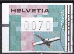 Schweiz Automatenmarke (0070) O/used (A3-10) - Automatic Stamps