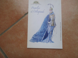Delcampe - Napoli Teatro S.Carlo PERGOLESI In Olimpiade  2011 Figurino ODETTE Nicoletti - Oper