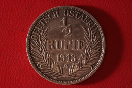 Allemagne - Colonies Afrique De L'Est - 1/2 Rupee 1913 Guilelmus II 9031 - Deutsch-Ostafrika