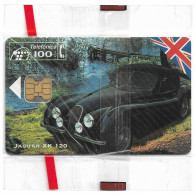 Spain - Telefónica - Cars (Classics) - Jaguar XK 120, P-086 - 10.1994, 100PTA, 4.000ex, NSB - Emissioni Private