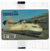 Spain - Telefónica - Trains - Alta Velocidad - P-268 - 05.1997, 500PTA, 5.000ex, NSB - Emissioni Private