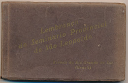 X389  Lembrança Do Seminario Provincial De Sao Leopoldo - Old Album With 18 Old Postcards - Porto Alegre