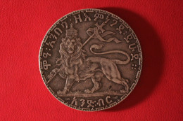 Ethiopie - Birr 1892 Menelik - Details Lion, Superbe, Rare En L'état 9083 - Ethiopia