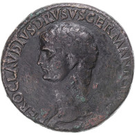 Monnaie, Nero Claudius Drusus, Sesterce, 41-50, Rome, TB+, Bronze, RIC:93 - Les Julio-Claudiens (-27 à 69)