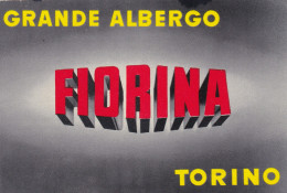 Italy Torino Grande Albergo Fiorina Vintage Luggage Label Sk2220 - Hotel Labels