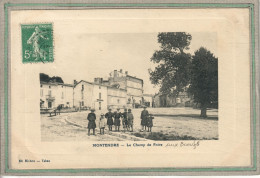 CPA (17) MONTENDRE - Aspect Du Champ De Foire Aux Boeufs En 1911 - Montendre