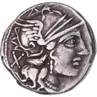 Monnaie, Plautia, Denier, 121 BC, Rome, TTB, Argent, Crawford:278/1 - République (-280 à -27)