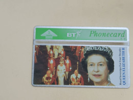 United Kingdom-(BTO-027)-Queen Elizabeth 2-(49)(5units)(343K93002)price Cataloge MINT-4.00£+1card Prepiad Free - BT Übersee