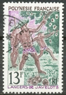 POLYNESIE - Lancer Des Javelots - Used Stamps