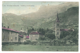 Claix Et Le Col De L'Arc. Environs De Grenoble. Eglise, Hôtel Lebon. Carte Colorisée. Isère (38). - Claix