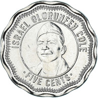 Monnaie, Sierra Leone, 5 Cents, 2022, Israel Olorunfeh Cole (Dr. Oloh), SPL - Sierra Leone