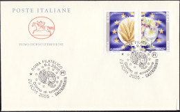 Italie - Italy - Italien FDC1 2005 Y&T N°2779 à 2780 - Michel N°3030 à 3031 - EUROPA - F.D.C.
