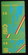 Telesur Travel Card Prepaid Phone Card Used Top Left Corner Is Broken - Collections