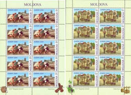 Moldova Moldavia 2004 Europa Vacation Set Of 2 Sheetlets Mint - 2004