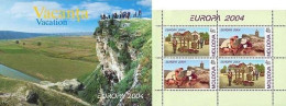 Moldova Moldavia 2004 Europa Vacation Booklet With Special Block Mint - 2004