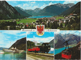 AUSTRIA ,SCHWATZ,MAURACH ACHENSEE TRAINS ,SHIPS,TELECABIN,LAKE WOODS,ARHITECTURE - Schwaz