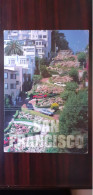 USA San Francisco Colorful Hydrangeas Line Lombard Street ..format - San Francisco