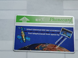 United Kingdom-(BTO-056)-First Call From Space-(77)(5units)(328D10940)price Cataloge MINT-5.00£+1card Prepiad Free - BT Übersee