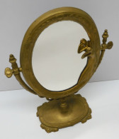 -JOLI MIROIR à POSER LAITON Style ART NOUVEAU Années 70/80 Déco XXe  E - Spiegel