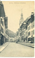 Postal Suiza. Lenzburg. Mitelstrafje Mit Stadfkirche. 7-3ay426 - Lenzburg