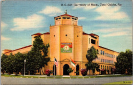 Florida Coral Gables University Of Miami 1945 Curteich - Miami