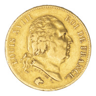 Louis XVIII-40 Francs 1818 Lille - 40 Francs (oro)