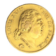 Louis XVIII-40 Francs 1824 Paris - 40 Francs (oro)