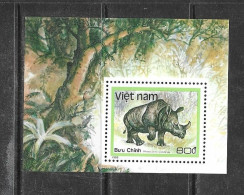 VIETNAM 1988 RHINOCEROS  YVERT N°B42 NEUF MNH** - Rhinoceros