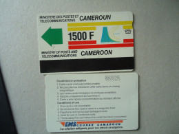 CAMEROON  OLD USED CARDS  1500F - Kamerun