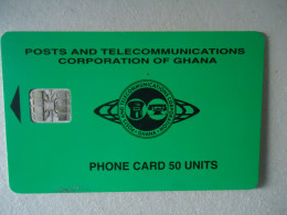 GHANA  USED CARDS TELECOM  EMBLEM - Ghana