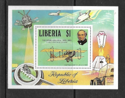 LIBERIA  1979 BLOC ROWLAND HILL-AVIONS YVERT N°B92 NEUF MNH** - Rowland Hill