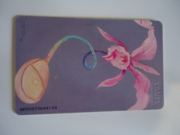 VENEZUELA USED CARDS  FLOWERS ORCHIDS - Fleurs
