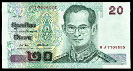 A9  THAILANDE  BILLETS DU MONDE  BANKNOTES  20 BAHT 2002 - Thailand