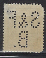 Perfin / Perfo S & F B Op PELLENS Nr. 108 TYPO Voorafgestempeld Nr. 37B BRUSSEL 13 BRUXELLES ! LOT 206 - Tipo 1912-14 (Leoni)