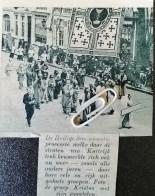 KORTRIJK..1936.. DE H. SACRAMENTSPROCESSIE / DE GROEP KRISTUS MET ZIJN APOSTELEN - Unclassified