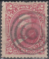 HAWAII  SCOTT NO 38   USED   YEAR  1882  SHORT PERF-TOP CENTER DISCOUNTED IN PRICE - Hawaï