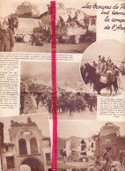 Guerre Civil Espagne - Conquète De Aragon , Ruines Belchite - Orig. Knipsel Coupure Tijdschrift Magazine - 1938 - Unclassified