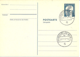 Duitsland - Berlijn - Postwaardestukken Briefkaart  Heinemann 50pfg Dunkelblau 20-11-72 (11068) - Postkarten - Gebraucht