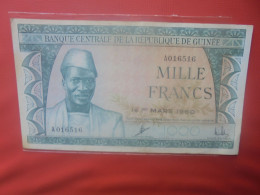 GUINEE 1000 FRANCS 1960 Circuler (B.29) - Guinée