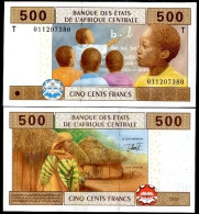 Central African States 500 Francs 2002 Pick 106T UNC - Central African States