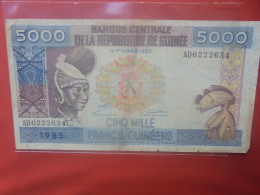 GUINEE 5000 Francs 1985 Circuler (B.29) - Guinée