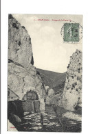 CPA DPT 11 AXAT, , GORGES DE L PIERRE LYS En 1924! - Axat