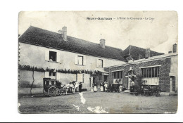 CPA  DPT 89 NEUVY SAUTOUR , HOTEL DU COMMERCE, LA COUR En 1911! - Neuvy Sautour