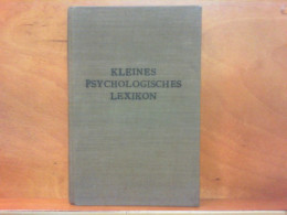 Kleines Psychologisches Lexikon - Ein Fachwörterbuch - Psicologia