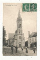 JC, Cp, 86, PLEUMARTIN, L'église, Voyagée 1911 - Pleumartin