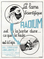 La Lame Scientifique Radium Barbe Rasoir Epi (Photo) - Oggetti