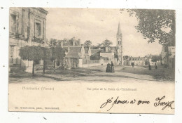 JC, Cp, 86, PLEUMARTIN, Vue Prise De La Route De CHATELLERAULT, Dos Simple, Voyagée 1904 - Pleumartin