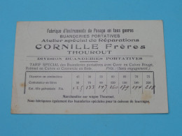 CORNILLE Frères -THOUROUT > ( See / Voir SCANS ) Carte Publi - Anno 192? > Aerschot ! - Torhout